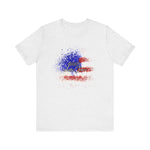 Load image into Gallery viewer, American Flag Splatter with Logo
