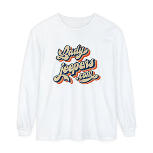 Retro LadyJeepers.com Comfort Colors Long Sleeve T-Shirt