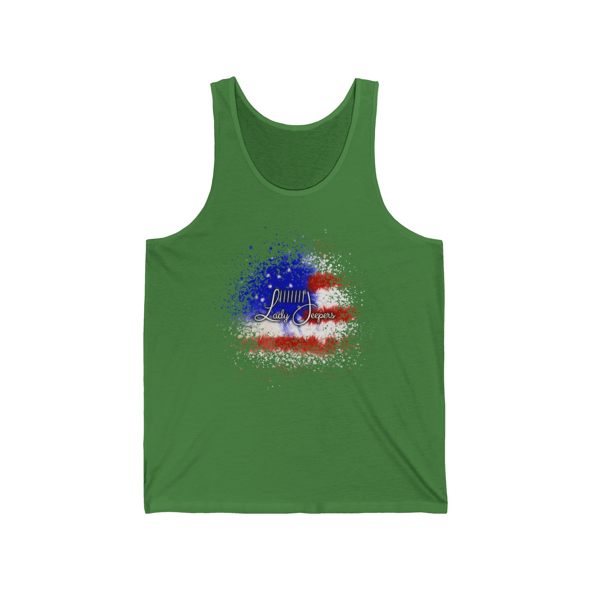 American Flag Splatter with Logo