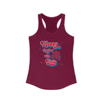 Load image into Gallery viewer, Happy 4x4th Of July Racerback Tank Top
