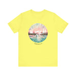 Load image into Gallery viewer, Pink and Blue Compass Design T-Shirt
