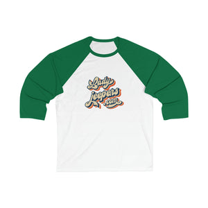 Retro LadyJeepers.com 3/4 Sleeve Baseball T-Shirt