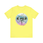 Load image into Gallery viewer, Pink, Purple, Blue with Black Compass T-Shirt
