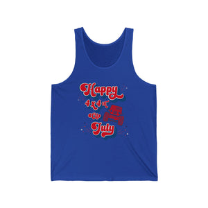 Happy 4x4th Of July Unisex Tank Top