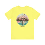 Load image into Gallery viewer, Pink, Blue, and Black Compass T-Shirt
