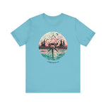 Load image into Gallery viewer, Pink, Blue, and Black Compass T-Shirt
