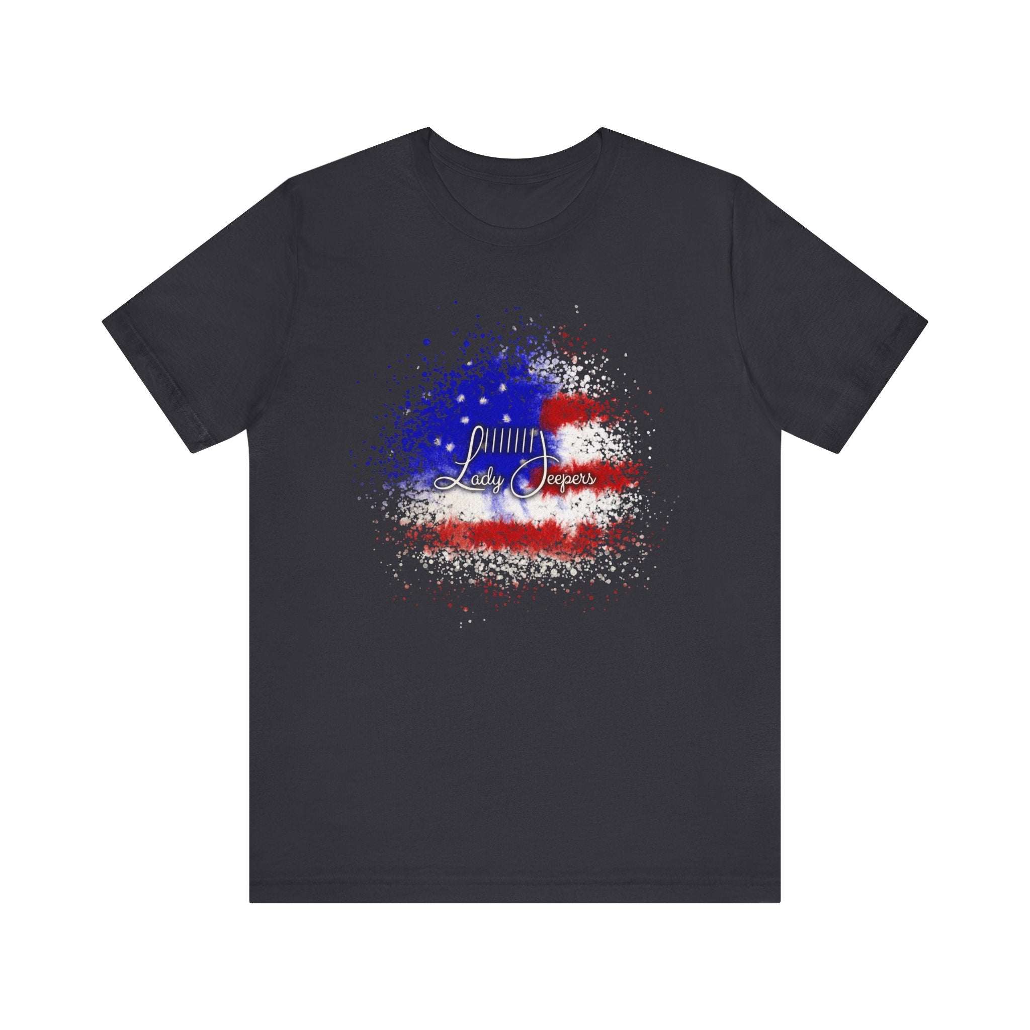 American Flag Splatter with Logo