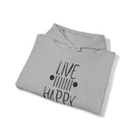 Load image into Gallery viewer, Live Happy Hoodie with Sleeve Detail
