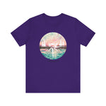 Load image into Gallery viewer, Pink and Blue Compass Design T-Shirt
