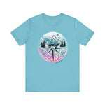 Load image into Gallery viewer, Pink, Purple, Blue with Black Compass T-Shirt
