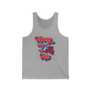 Happy 4x4th Of July Unisex Tank Top