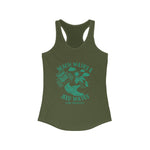 Load image into Gallery viewer, Seafoam/Mint Beach Waves &amp; Jeep Waves Racerback Tank Top
