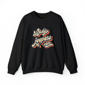 Retro LadyJeepers.com Crewneck Sweatshirt