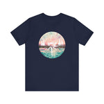 Load image into Gallery viewer, Pink and Blue Compass Design T-Shirt
