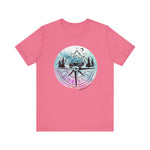 Load image into Gallery viewer, Pink, Purple, Blue with Black Compass T-Shirt
