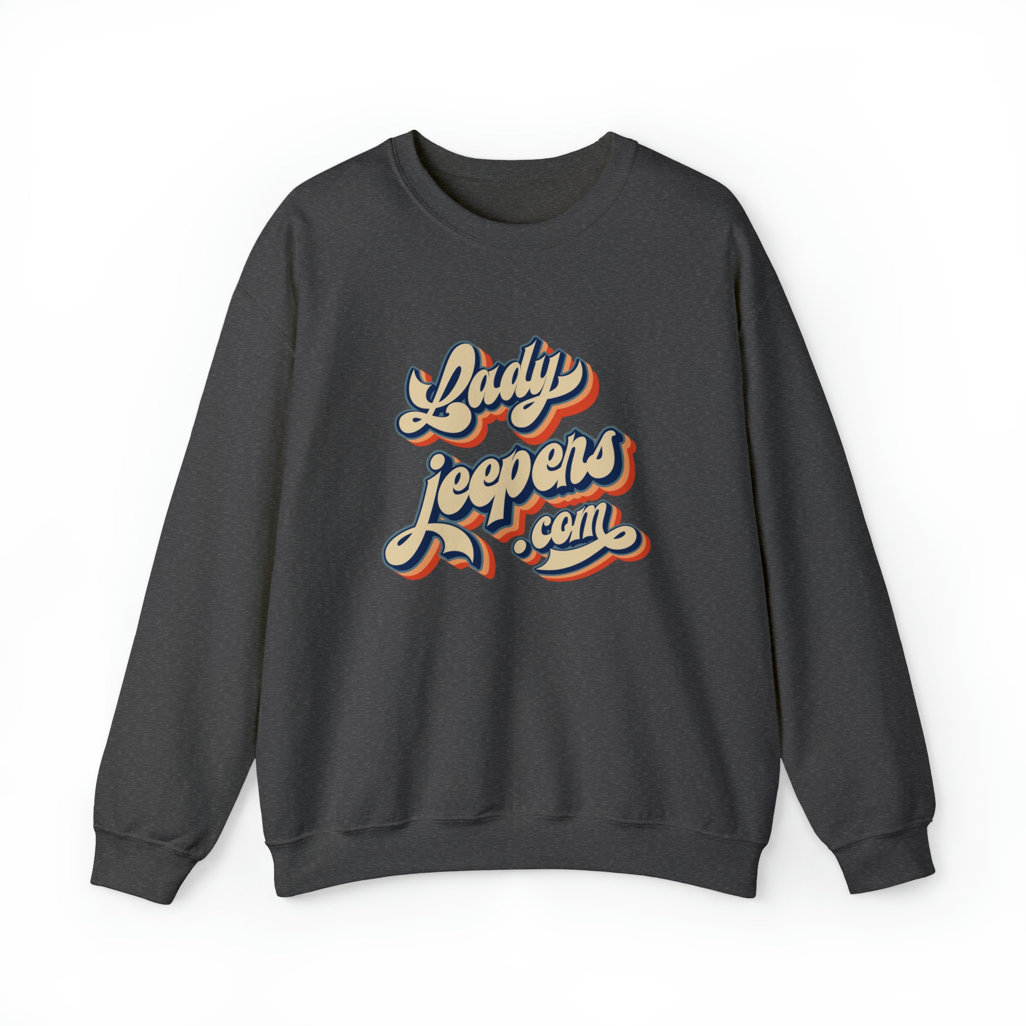 Retro LadyJeepers.com Crewneck Sweatshirt