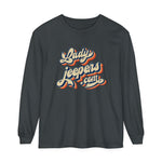 Load image into Gallery viewer, Retro LadyJeepers.com Comfort Colors Long Sleeve T-Shirt
