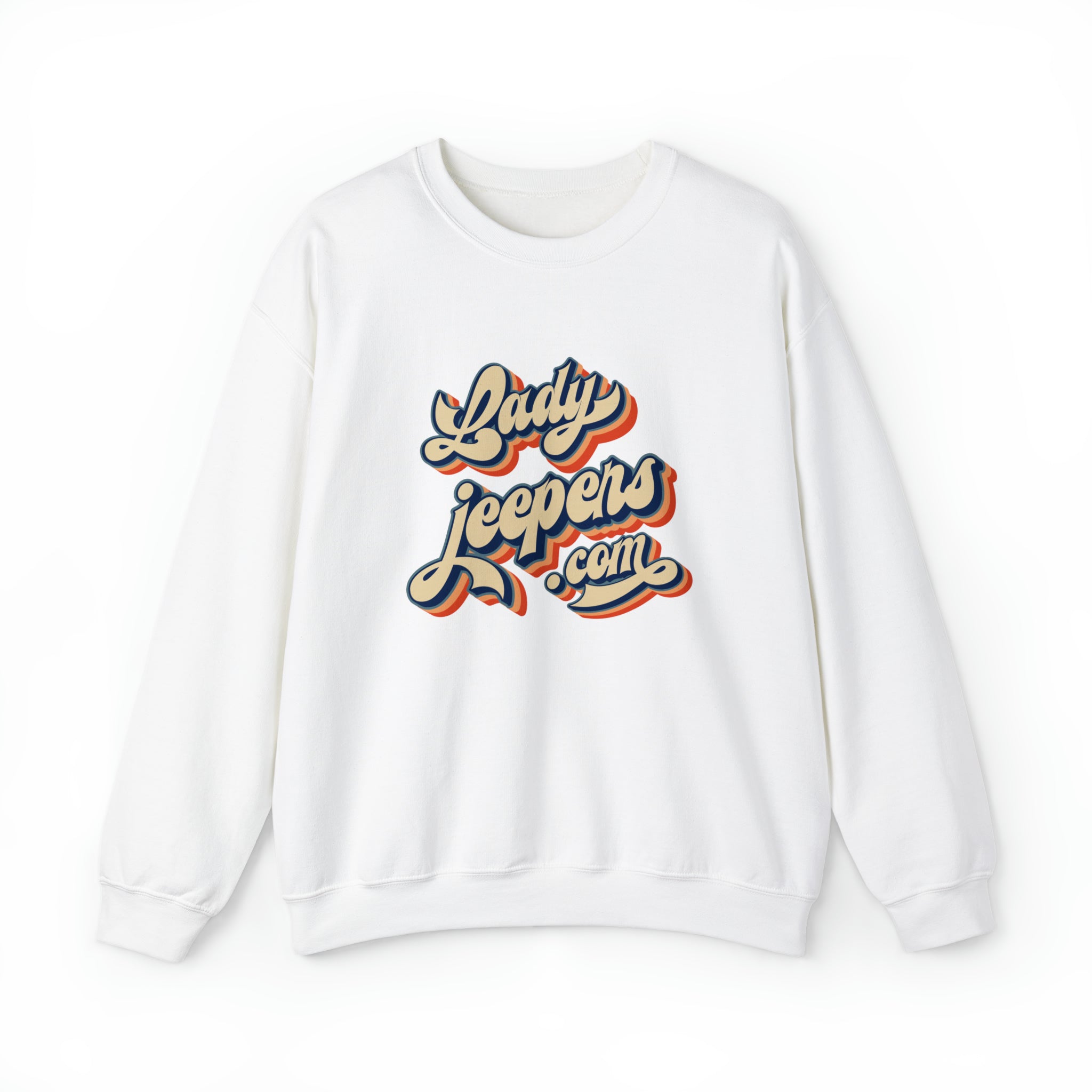 Retro LadyJeepers.com Crewneck Sweatshirt