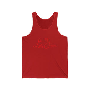 Red Logo Unisex Tank Top