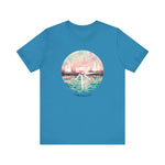 Load image into Gallery viewer, Pink and Blue Compass Design T-Shirt
