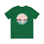 Load image into Gallery viewer, Pink and Blue Compass Design T-Shirt
