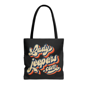 Retro LadyJeepers.com Tote Bag