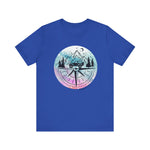 Load image into Gallery viewer, Pink, Purple, Blue with Black Compass T-Shirt
