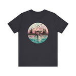 Load image into Gallery viewer, Pink, Blue, and Black Compass T-Shirt
