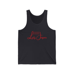 Red Logo Unisex Tank Top