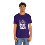 Load image into Gallery viewer, Spooky Skull White Design Halloween T-Shirt
