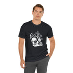Load image into Gallery viewer, Spooky Skull White Design Halloween T-Shirt
