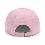 Load image into Gallery viewer, Dad Hat with Rectangle Leather Patch With LadyJeepers.com Logo
