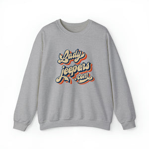 Retro LadyJeepers.com Crewneck Sweatshirt