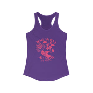 Pink Beach Waves & Jeep Waves Tank Top