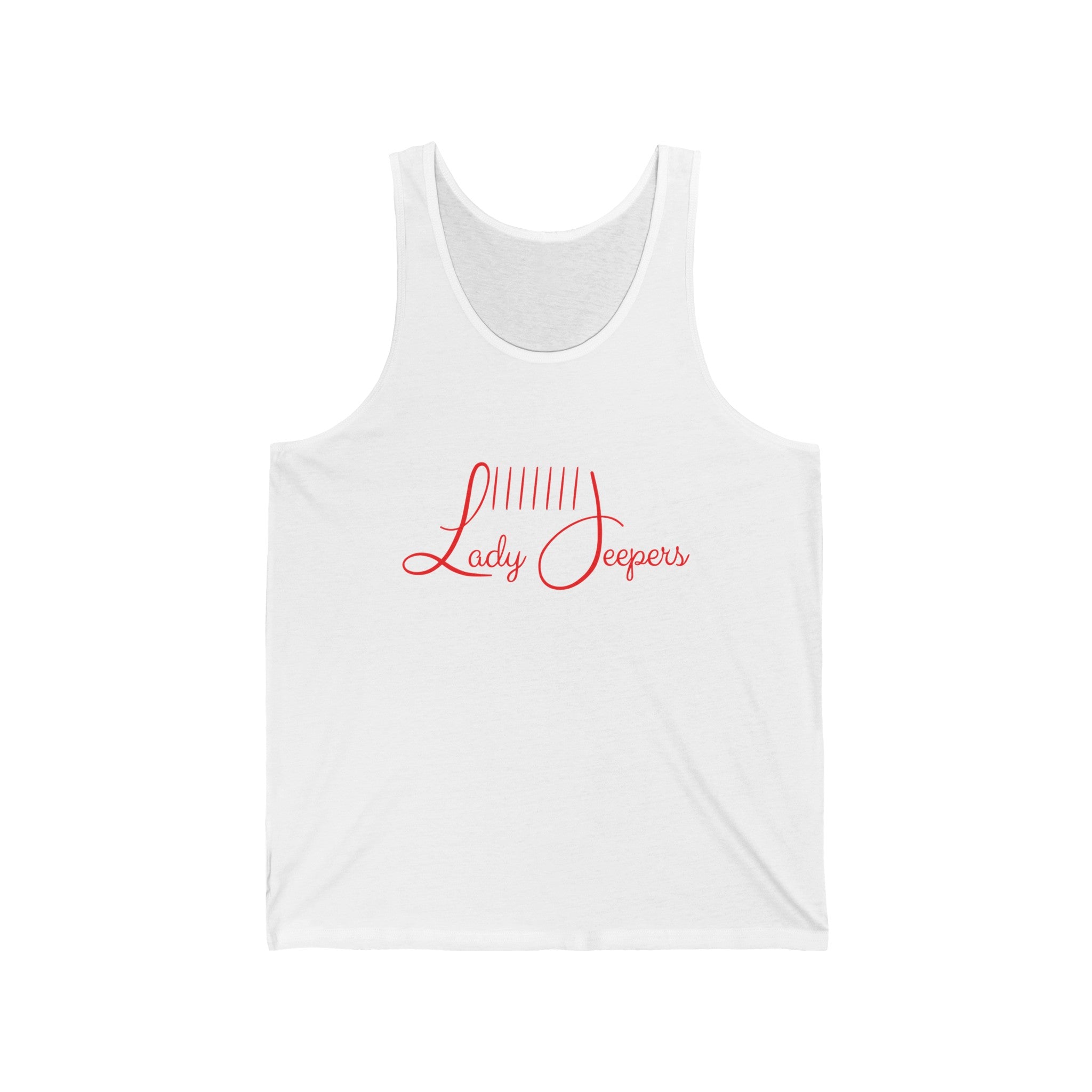 Red Logo Unisex Tank Top