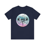 Load image into Gallery viewer, Pink, Purple, Blue with Black Compass T-Shirt
