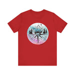 Load image into Gallery viewer, Pink, Purple, Blue with Black Compass T-Shirt
