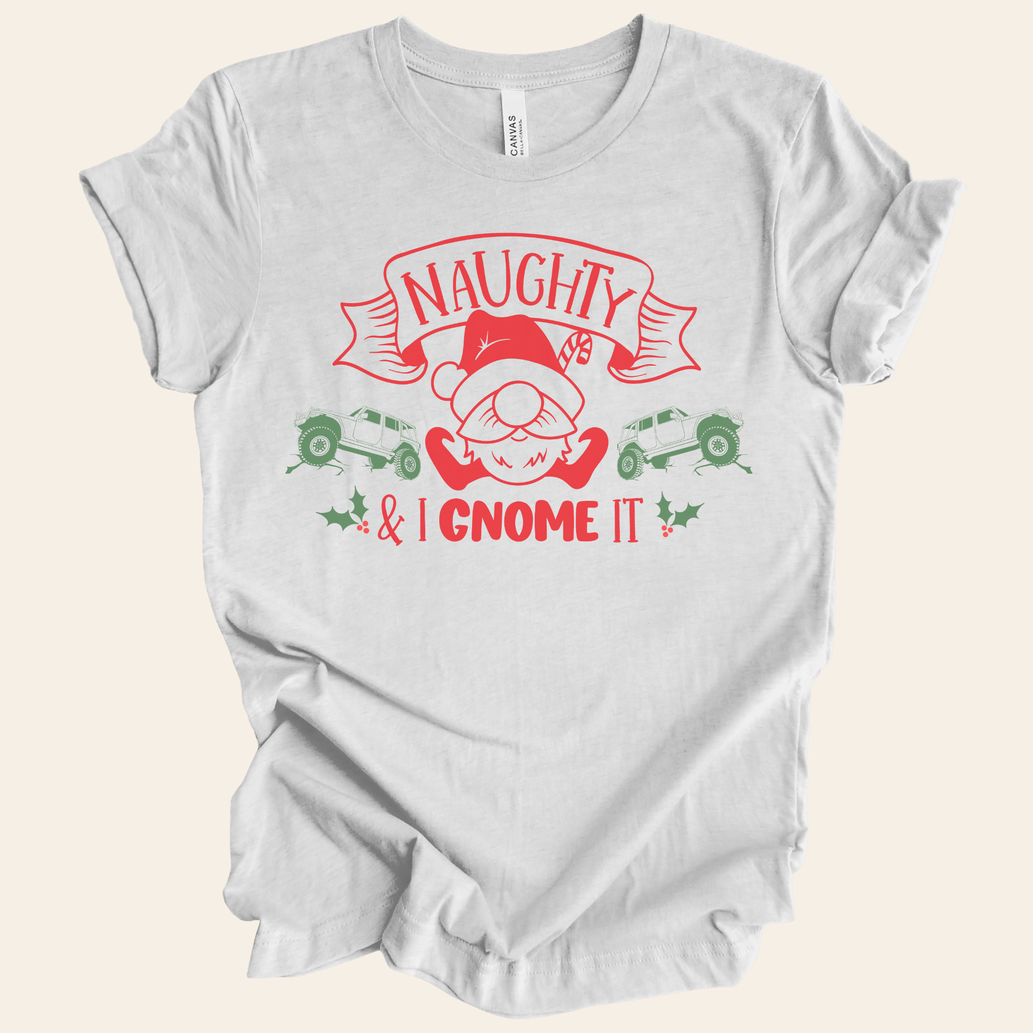 Naughty & I Gnome it Short Sleeve T-Shirt