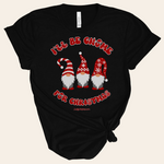 Load image into Gallery viewer, I&#39;ll be gnome for Christmas Short Sleeve T-Shirt
