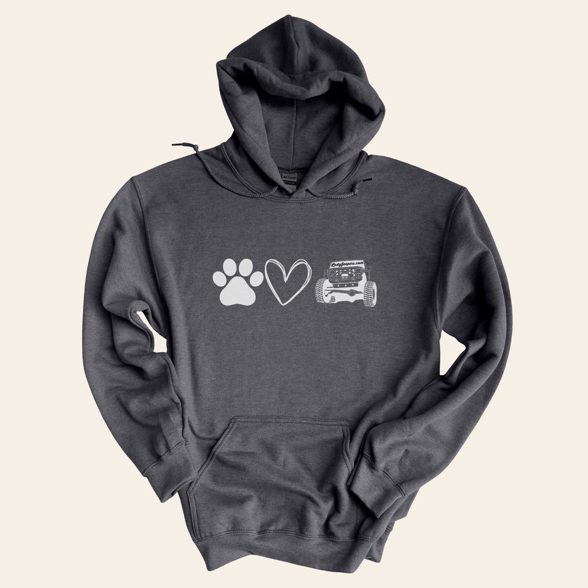 Jeep paw print hoodie sale