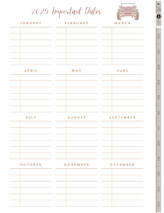 2025 Drive Your Life Digital Planner