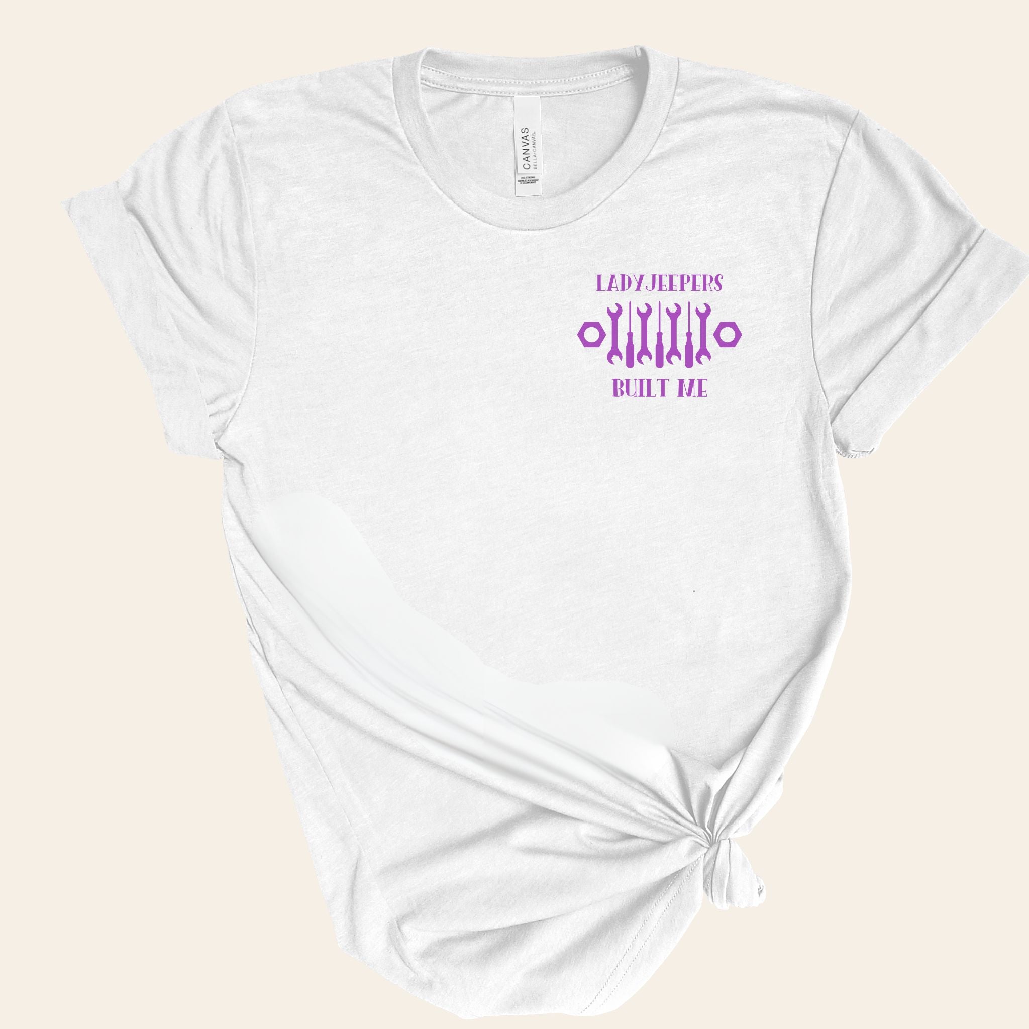 LadyJeepers Built Me Short Sleeve T-Shirt