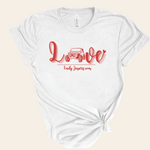 Load image into Gallery viewer, Valentine&#39;s Day Love Design T-shirt
