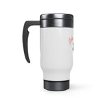 Load image into Gallery viewer, Red Original Logo Stainless Steel 14oz Travel Mug

