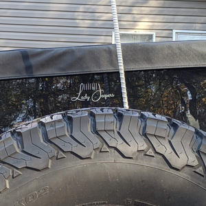 Lady Jeepers Logo Decal
