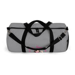 Load image into Gallery viewer, Pink Original Logo On Dark Grey Duffle Bag

