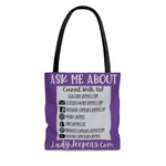 Load image into Gallery viewer, Ask me about Ladyjeepers.com Tote
