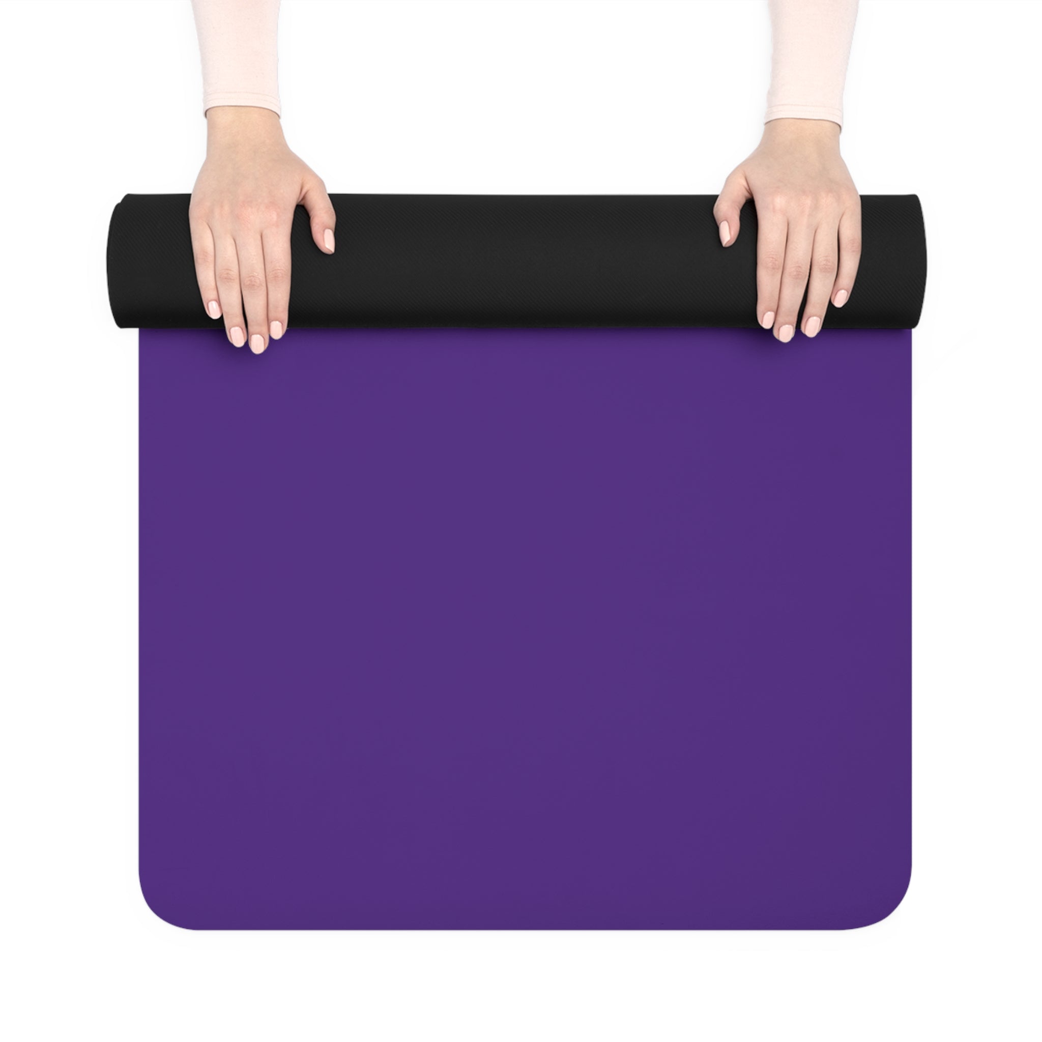 Purple Rubber Mat with Silver Original Logo