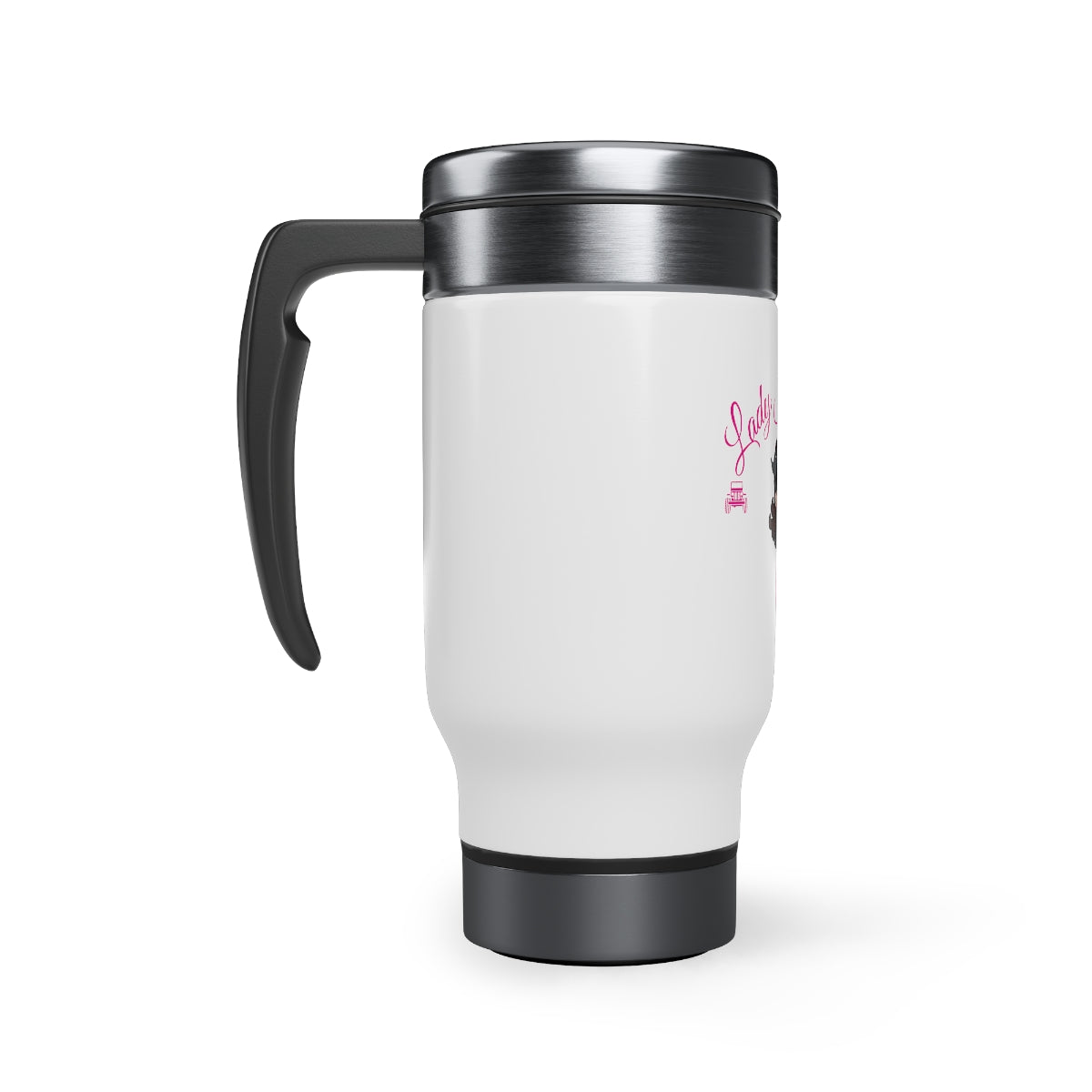Pink Original Logo Stainless Steel 14oz Travel Mug