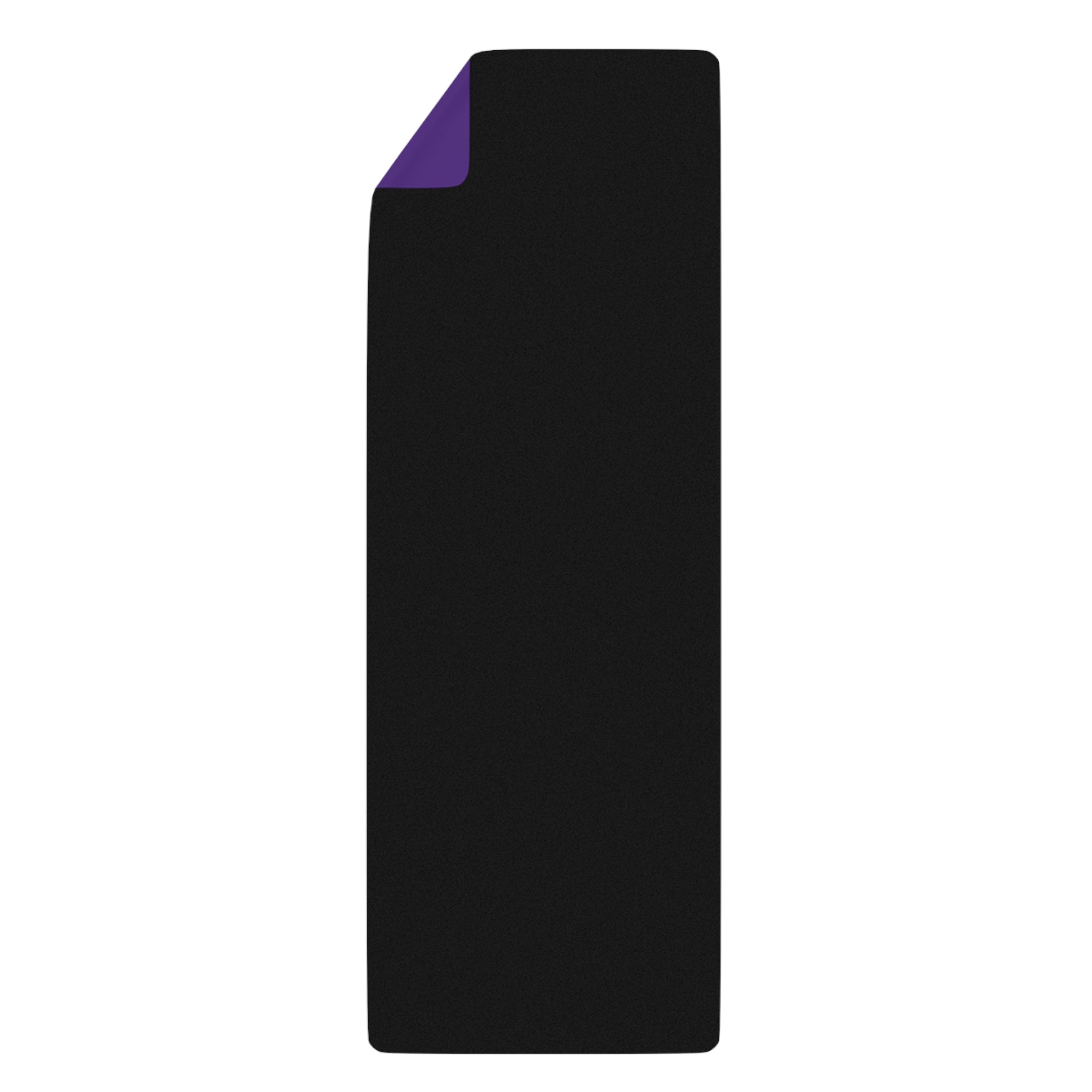 Purple Rubber Mat With Black Logo
